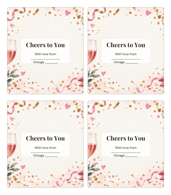 Preview of Wine Bottle Labels for Bachelorette Party